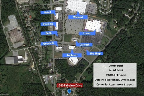 Commercial Property on Corner Lot