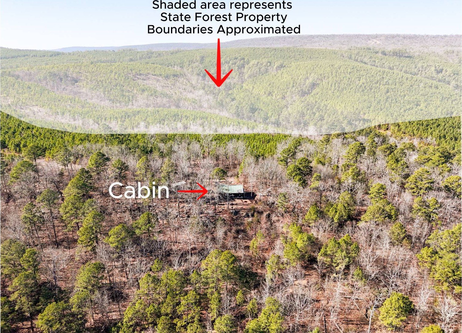 Secluded Recreational Land in Nashoba, OK