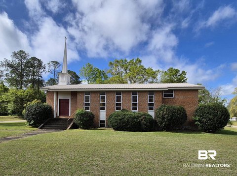 Church Facility with Stained Glass