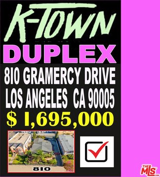Koreatown Duplex with Development Potential