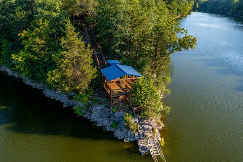 Wooded Waterfront Land with Pavilion