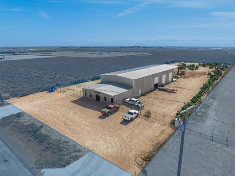 Midland Industrial Warehouse with Crane