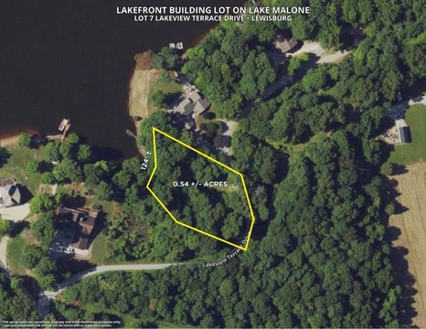 Lakefront Land Lot with Cove