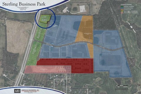 Business Park Land with Three-Story Potential