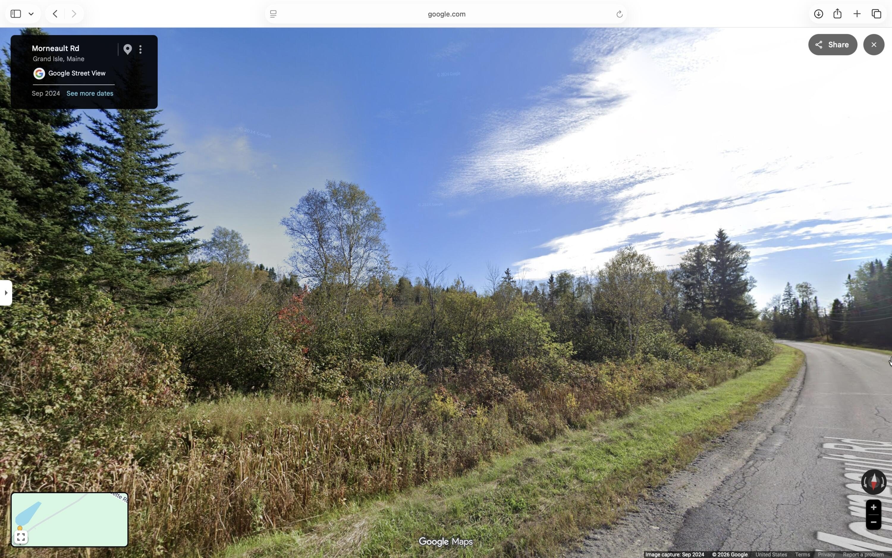 Wooded Acreage in Grand Isle