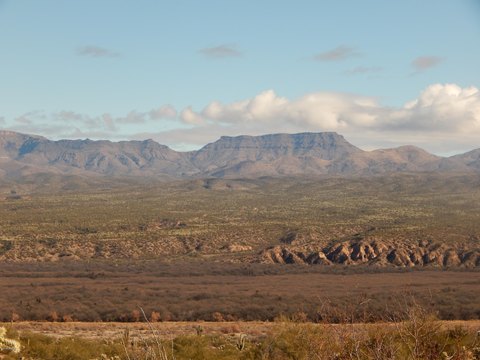 Land with Mountain and Valley Views