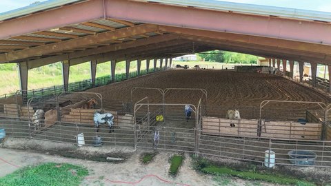 Equestrian Arena on Highway Frontage