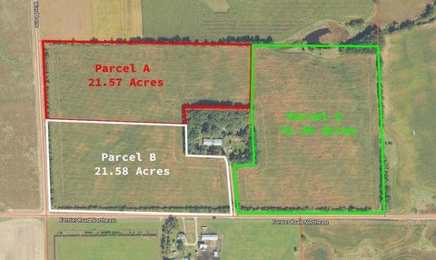 Three-Parcel Farmland and Recreation Land
