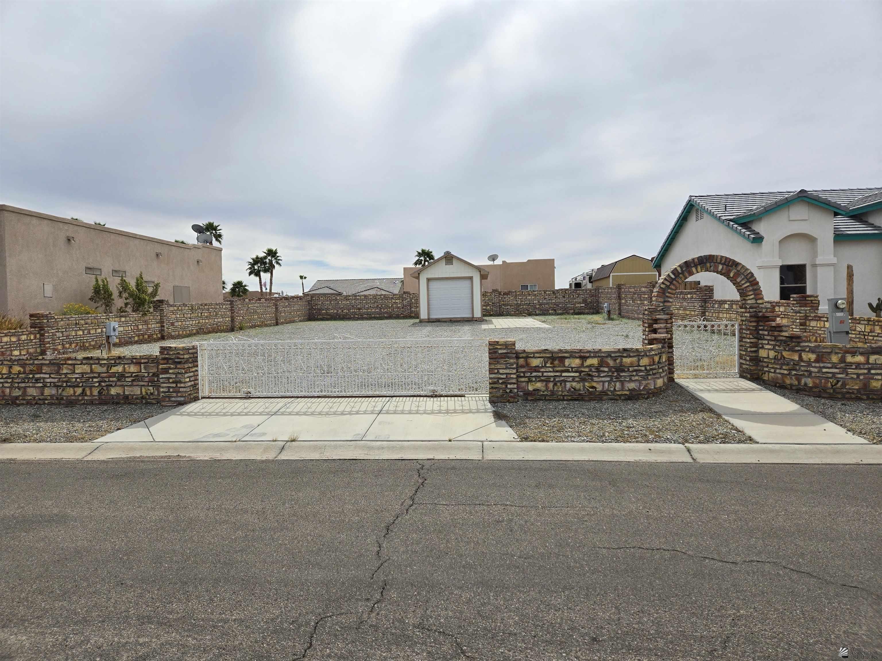 Gravel Lot with Dual Utilities