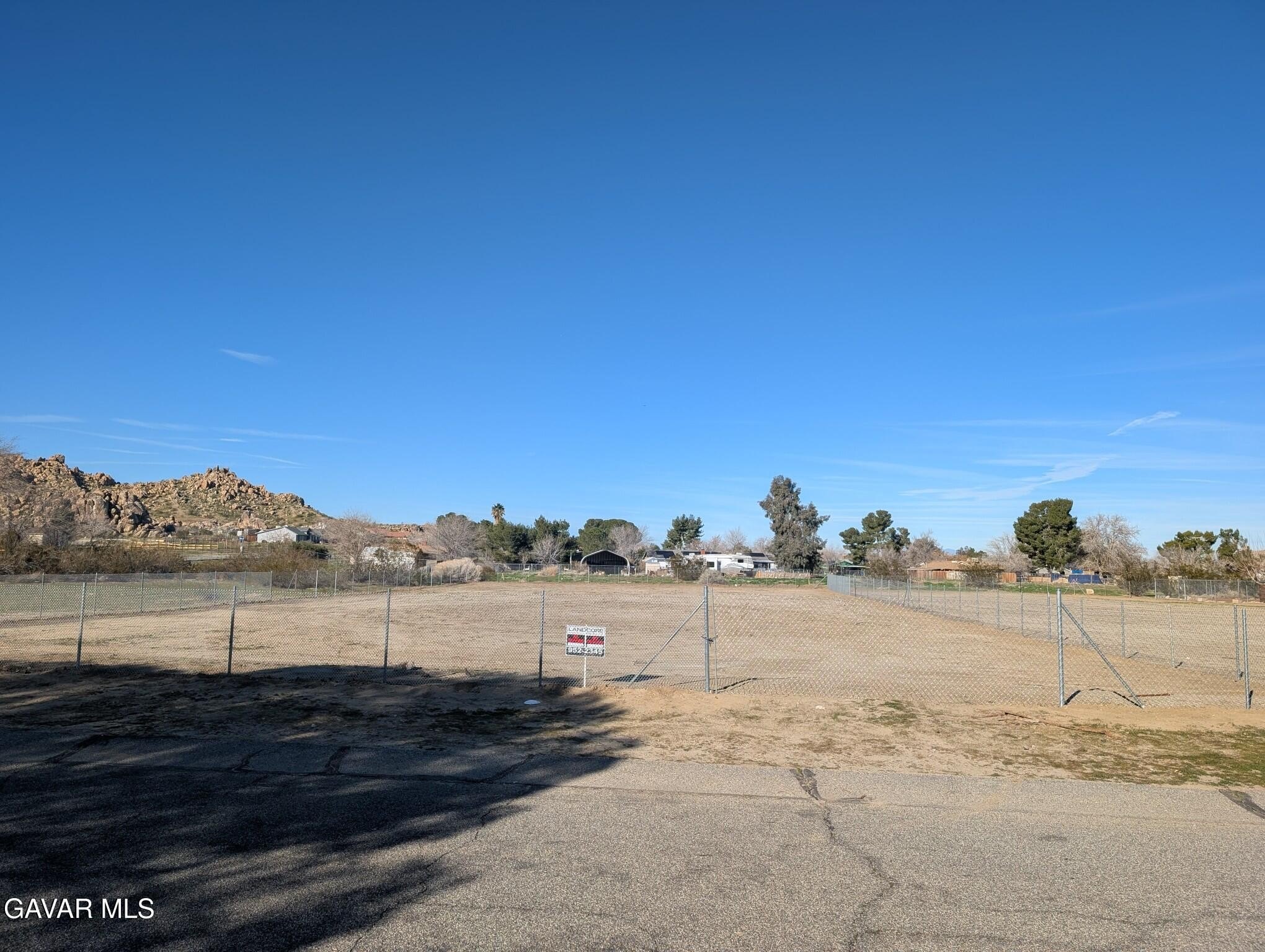 Cleared and Fenced Palmdale Land