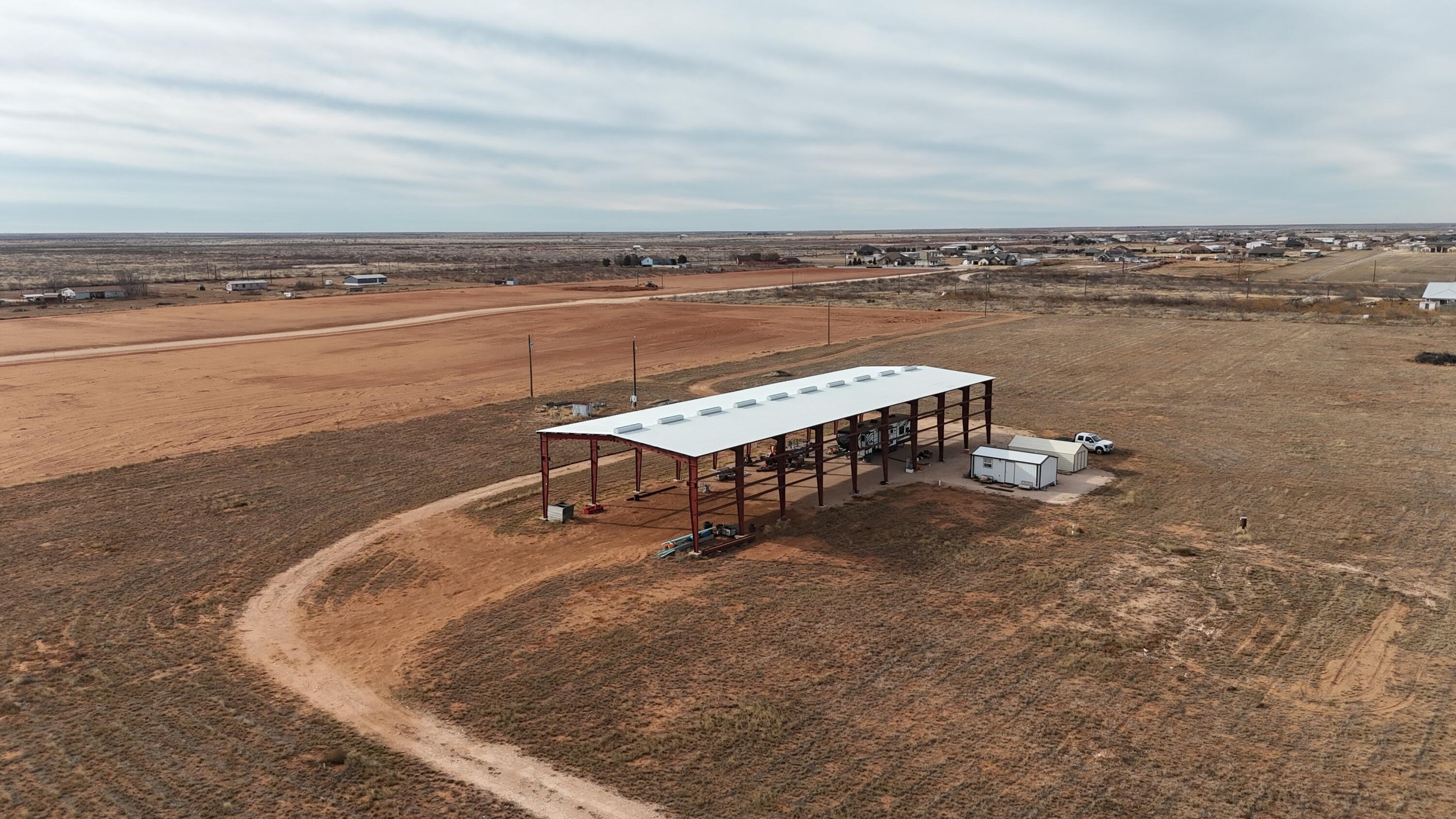Andrews Land with Steel Building
