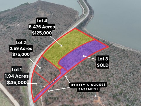 Waterfront Land on Lake Eufaula