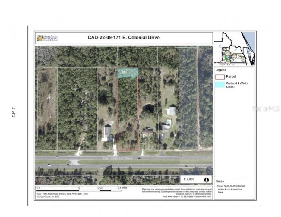 Land on East Colonial Drive