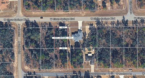 Citrus Springs Buildable Vacant Land