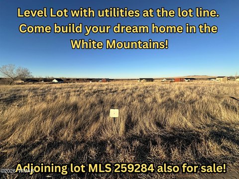 Eagar, AZ Prime Level Lot