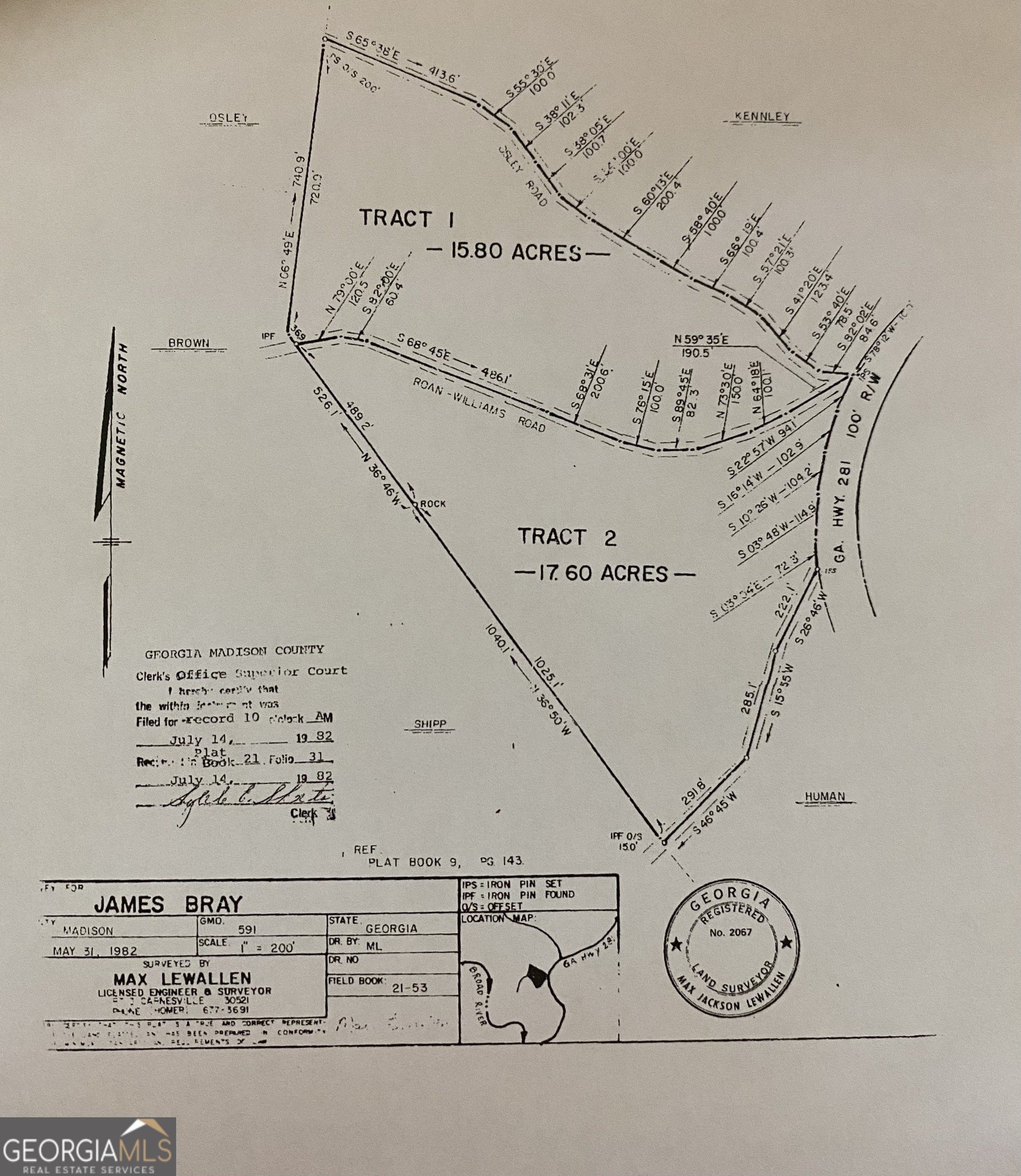 Royston, GA Raw Land Parcel