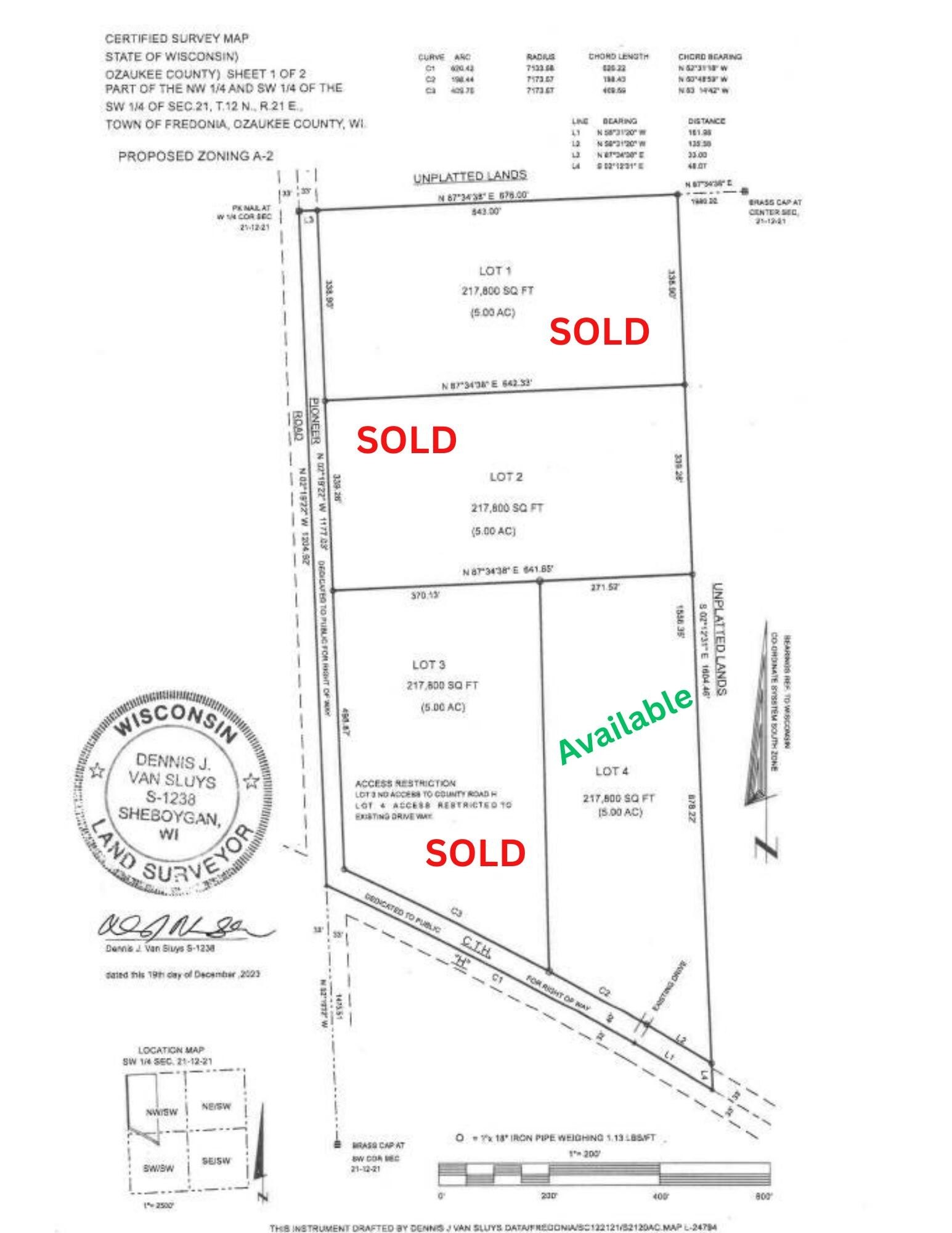 Rolling 5-Acre Vacant Land