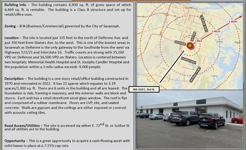 Savannah Retail/Office Building For Sale