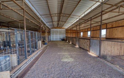 Snowflake Land with Barn