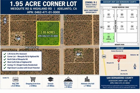 Land, Adelanto, CA