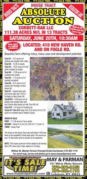 Loretto, KY Farm/Estate Auction