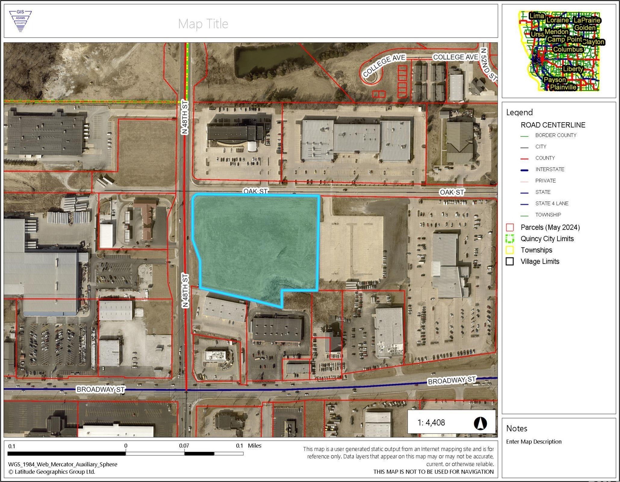 Commercial Land in Quincy, Illinois