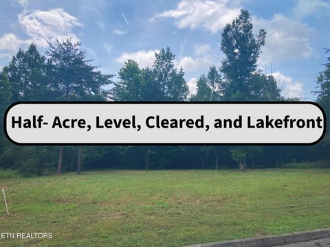 Lakefront Lot in Gated Subdivision