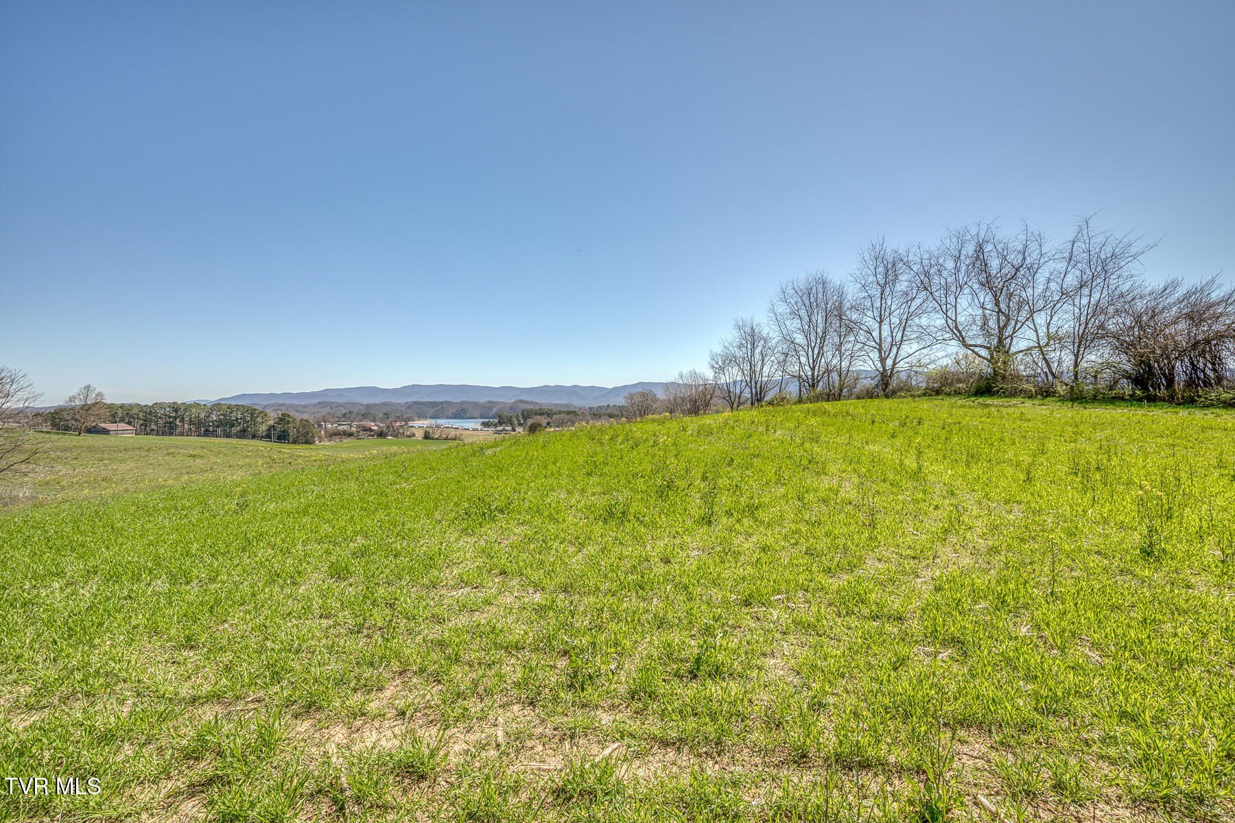 Land with Mountain and Lake Views