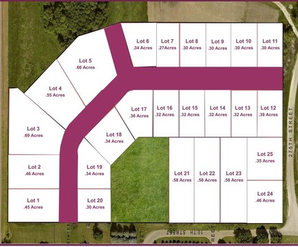 Residential Land in Quasqueton, Iowa