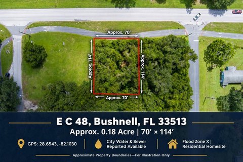Land, BUSHNELL, FL