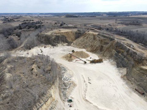 Active Mining Pit Land