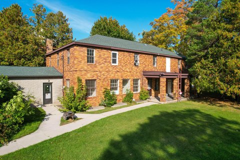 Brick Apartment Building