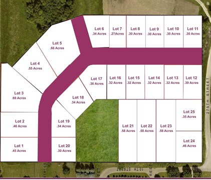 Residential Land in Quasqueton, Iowa
