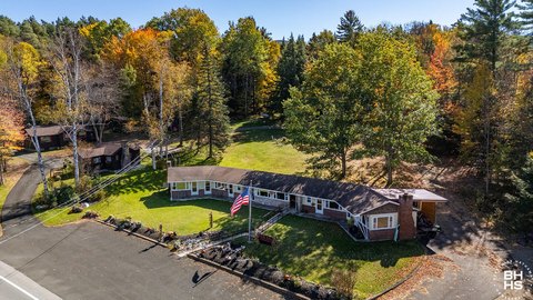 Mixed-Use Property with Log Cabins