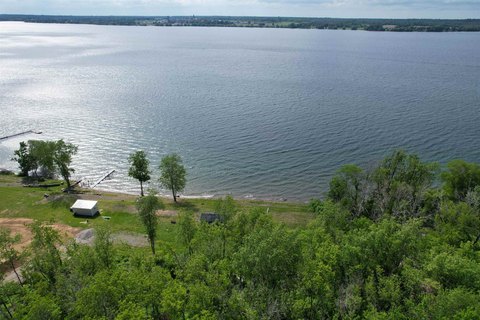 Waterfront Land with Storage Building