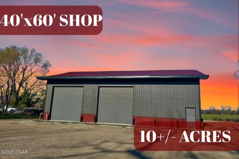 Insulated Shop on 10 Acres