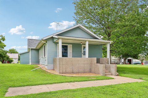 Home with Three-Door Garage