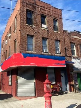 Corner Brick Mixed-Use Property