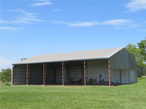 70 Acres with Outbuildings, Home