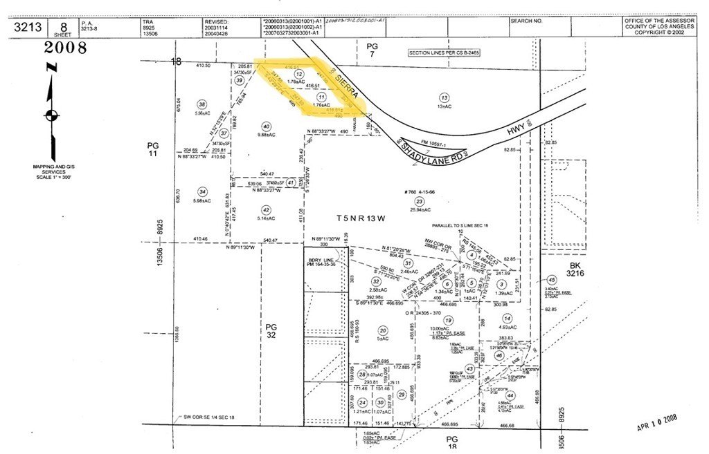 Sierra Highway Land in Agua Dulce