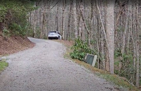 Scaly Mountain Land with Stream