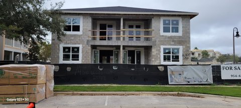 REUNION Quadruplex Under Construction