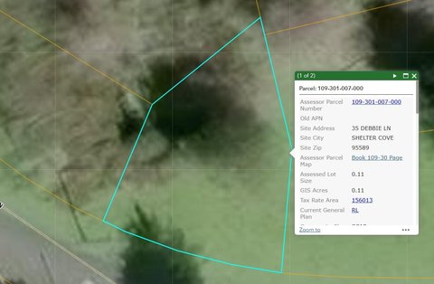 Land, Whitethorn, CA