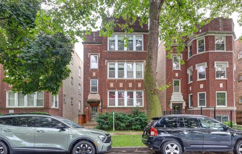 Vintage Three-Flat Rental Building