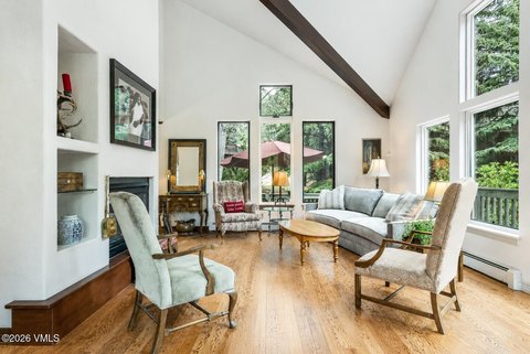 Mountain-View Duplex with Solar Panels