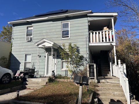 Duplex with Installed Solar Panels