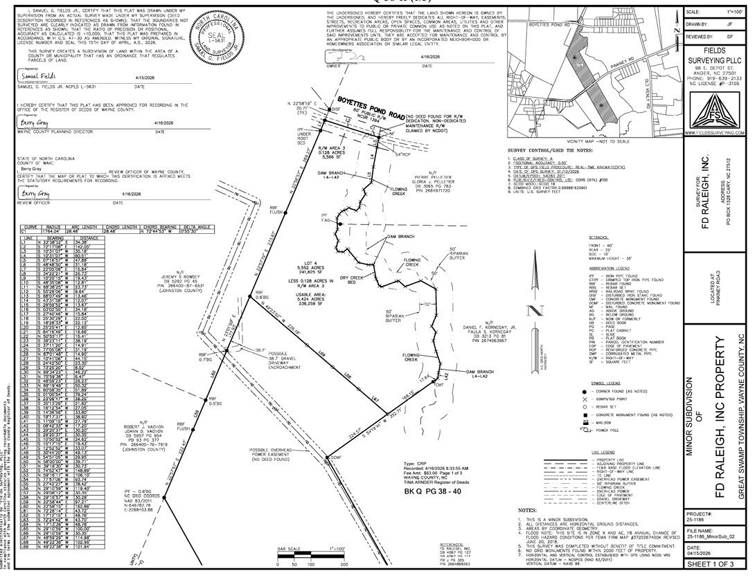 Pikeville Wooded Lot For Sale