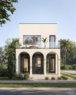 Duplex Under Construction with Balcony