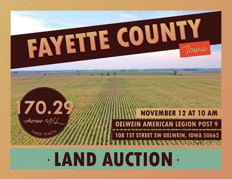 Productive Farmland Auction in Oelwein
