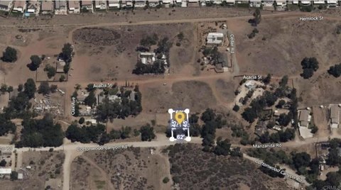Menifee Land with Survey Markers